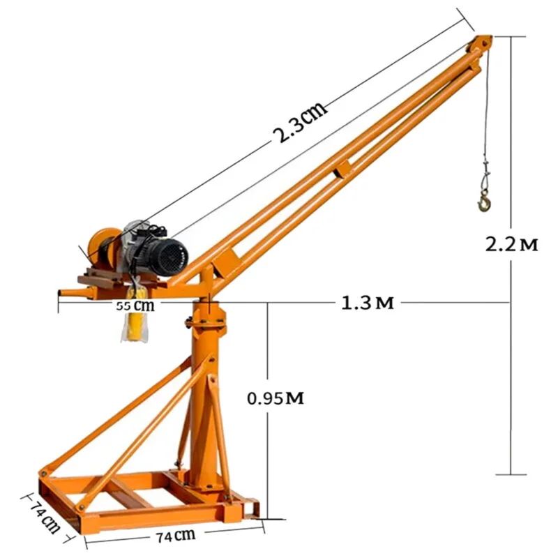 Khung Cẩu Xoay 360 Độ 400kg