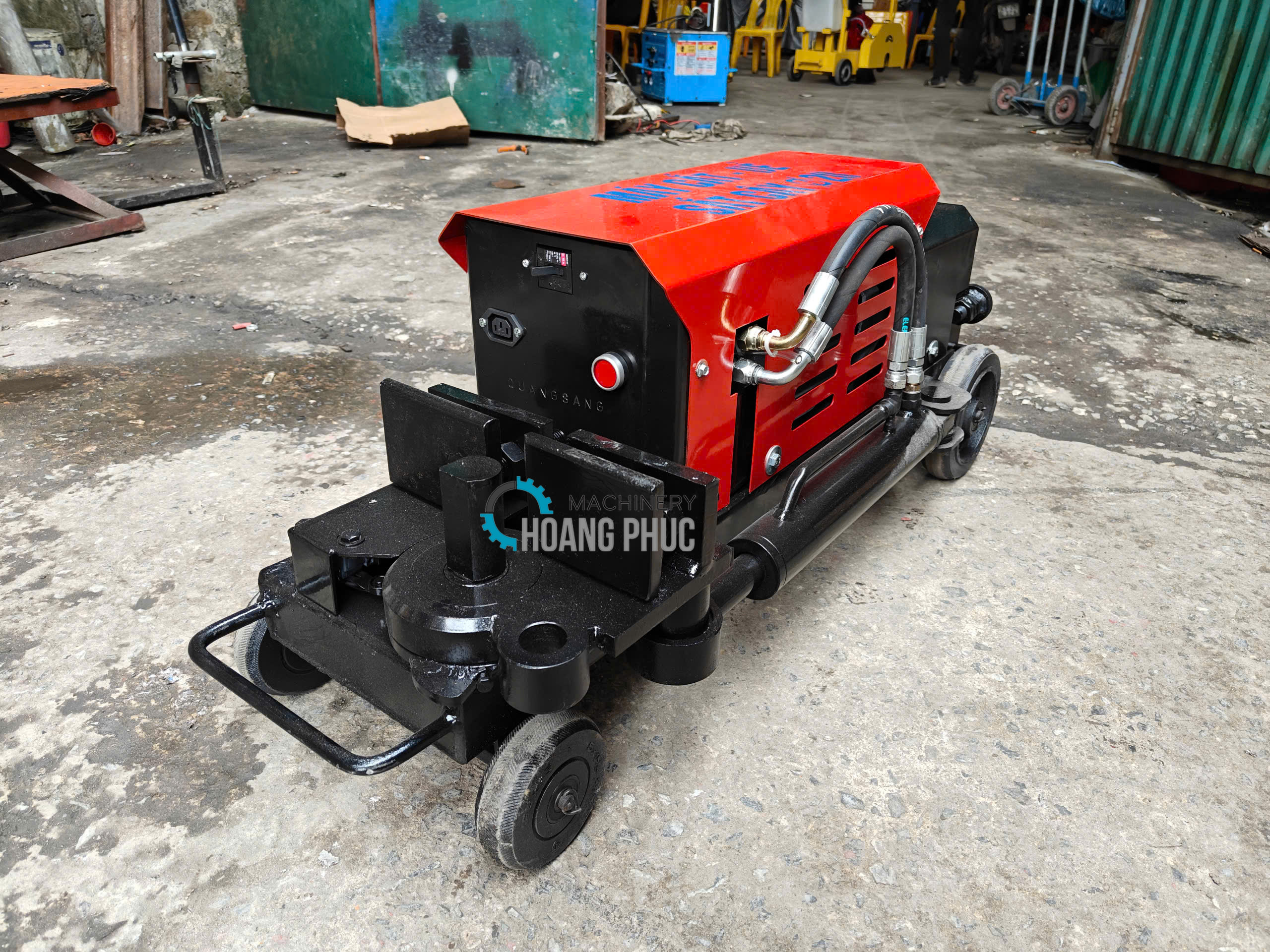 Máy Cắt Uốn Sắt Thủy Lực Phi 28